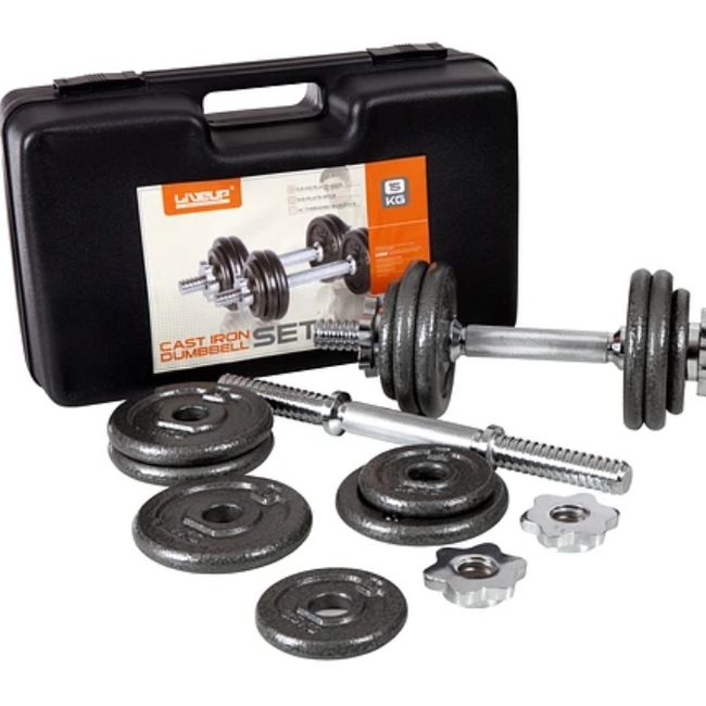 LIVEUP - SET MANCUERNAS 15KG LIVE UP