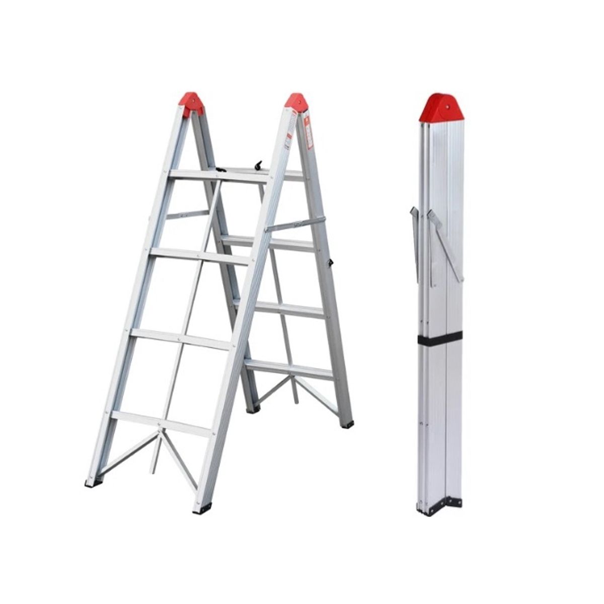 GENERICO - Escalera Step A Fold Plegable Compacta Portátil 150kg Tijera