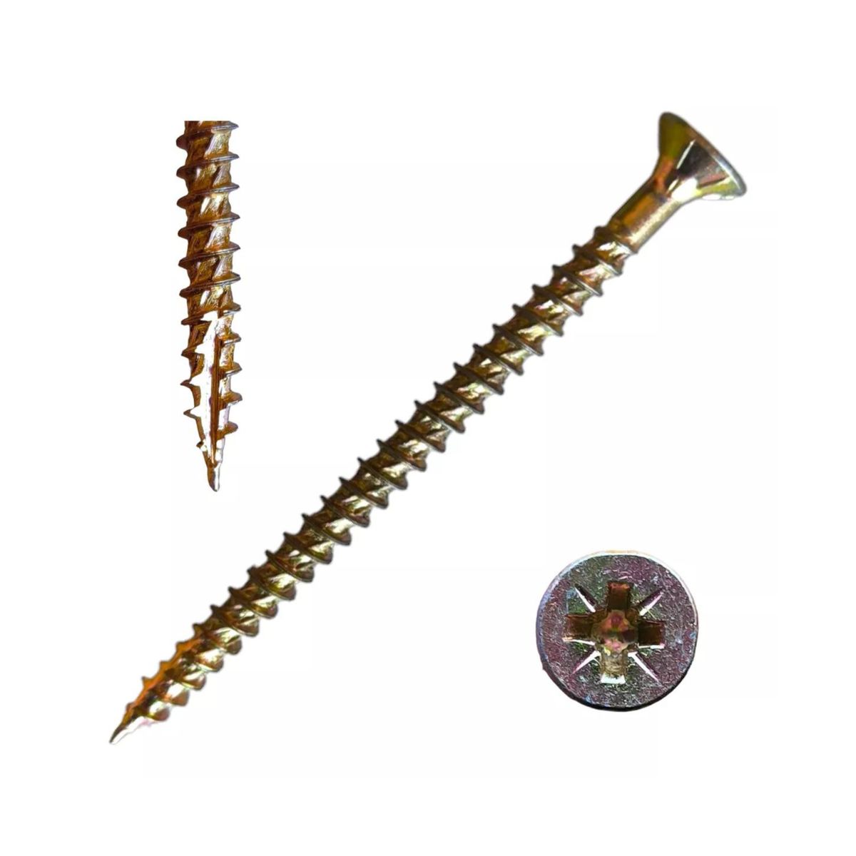 GENERICO - Tornillo Turbo Screw #14(6) X 80/60 X 100 Und