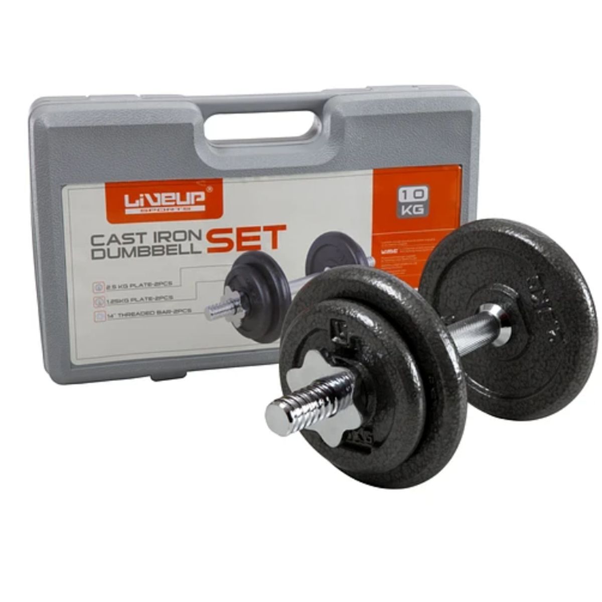 LIVEUP - Set De Mancuernas 10 Kg