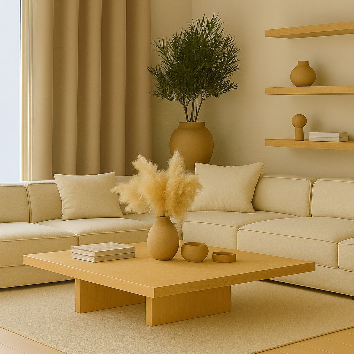 CLEMS - Cortina Tradicional 100% Blackout Dorado