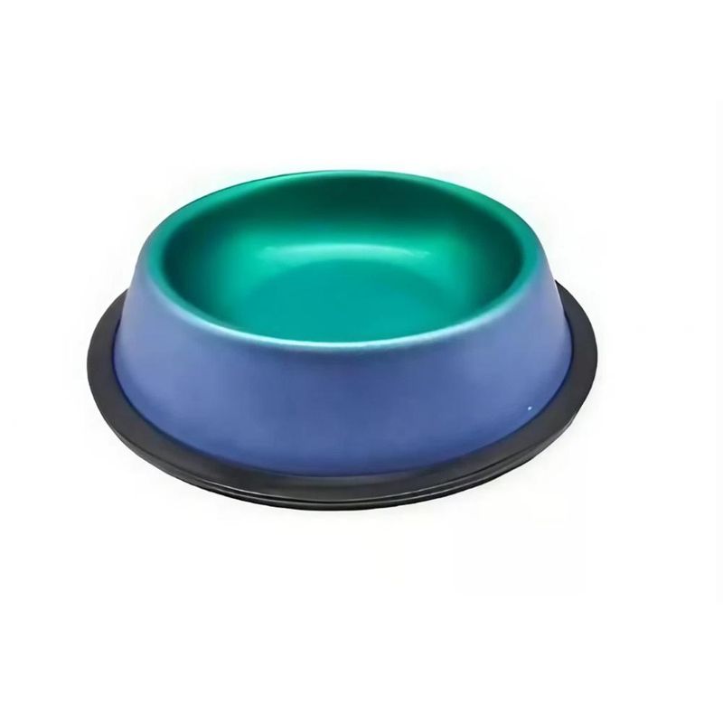 GENERICO - Plato Para Comida Perro Grande Aluminio 33cm