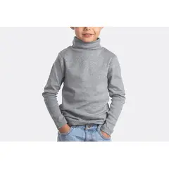 AGW - Pack 6 Beatle Gris Niño 100% Algodón Manga Larga