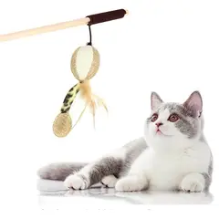 GENERICO - Juguete Para Gatos Burlas Palo De Plumas De Suzuki Madera