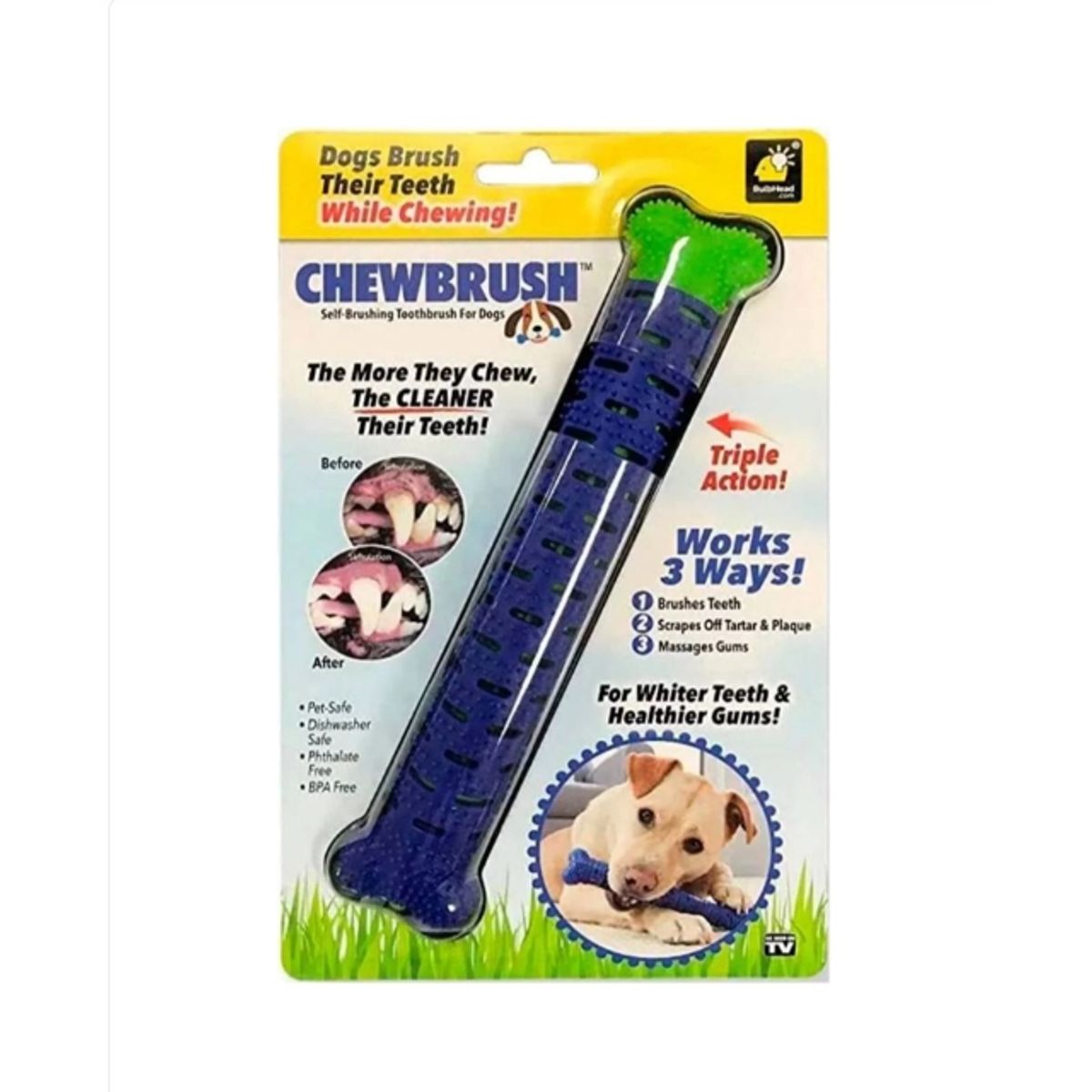 GENERICO - Juguete Limpiador Dental Masticable Para Perros Mascotas