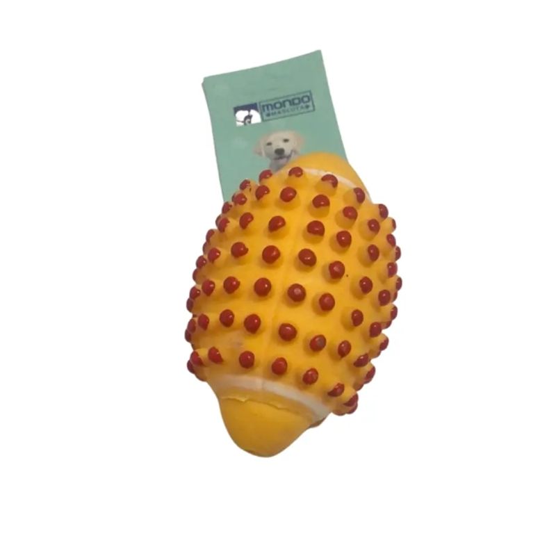 GENERICO - Juguete Balón Para Perros Naranja Goma
