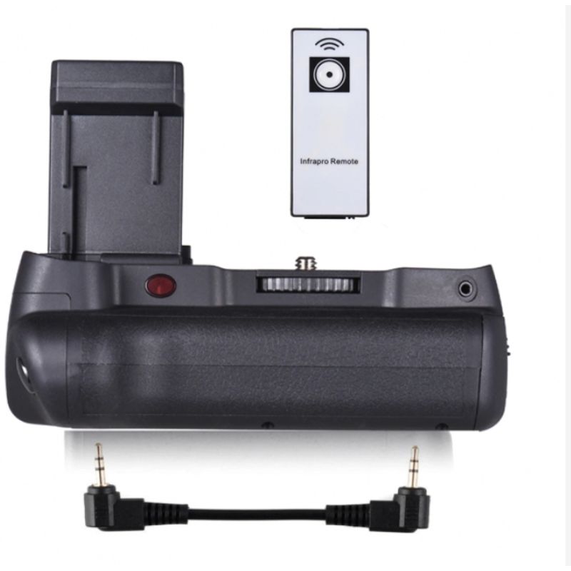 GENERICO - BATTERY GRIP PARA CANON T3 T5 T6 T7 ALTERNATIVO + CONTROL REMOTO