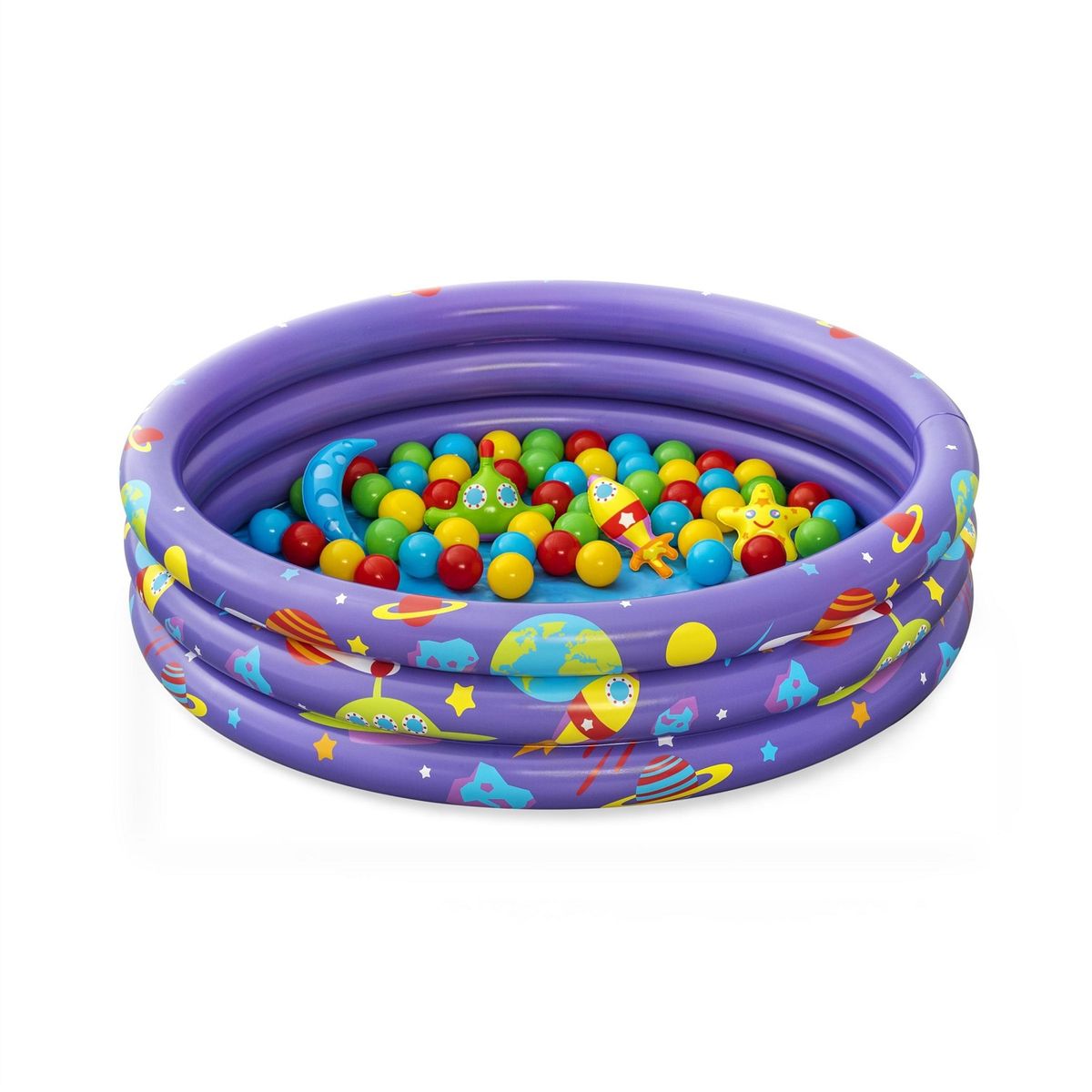 BESTWAY - PISCINA PELOTAS SORPRESAS INTERGALÁCTICA 102 X 25 CM