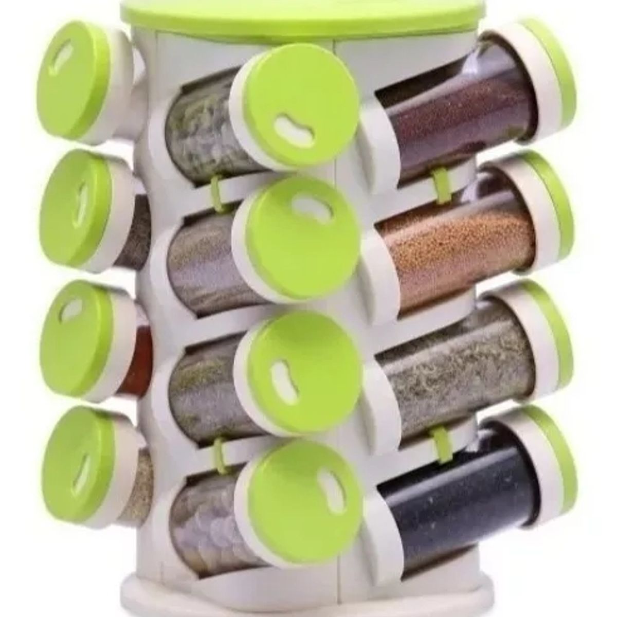 GENERICO - Especiero 16 Piezas Spice Rack / Ofertas Claras Color Verde claro
