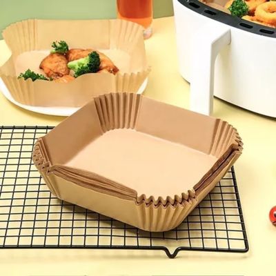 Imagen 2 del producto Papel Antiadherente Cuadrado Para Freidora De Aire