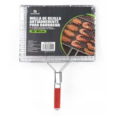 OEM - Parrilla Rejilla Doble Barbacoa Asados Pescados Verduras