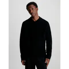 CALVIN KLEIN - Sweater Blend Comfort Negro