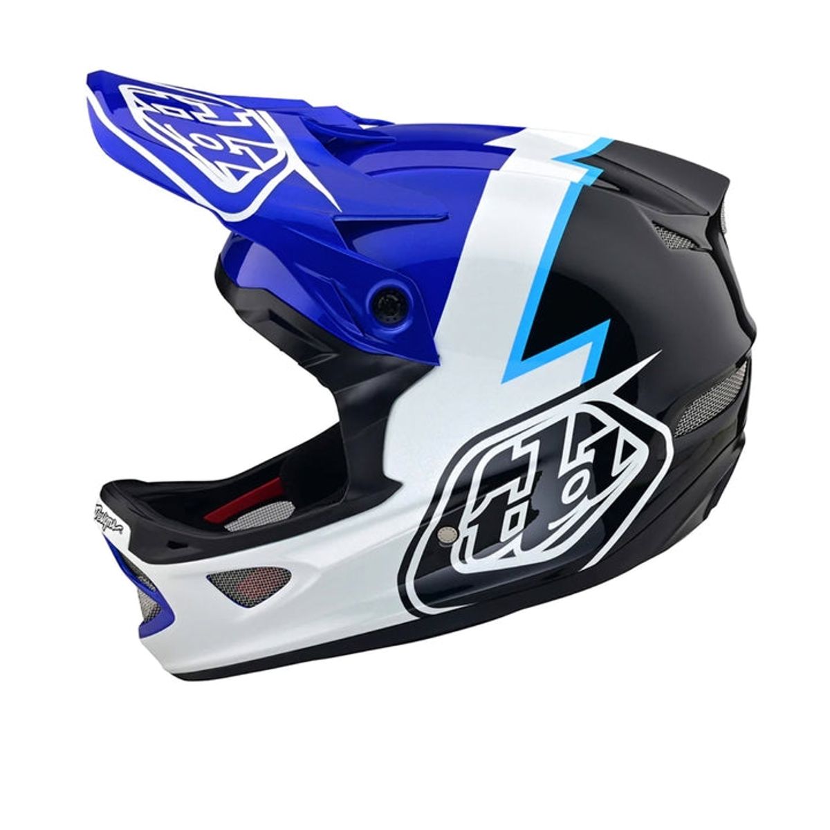 TROY LEE DESIGNS - Casco de Bicicleta D3 Fiberlite Volt Azul TLD Talla L