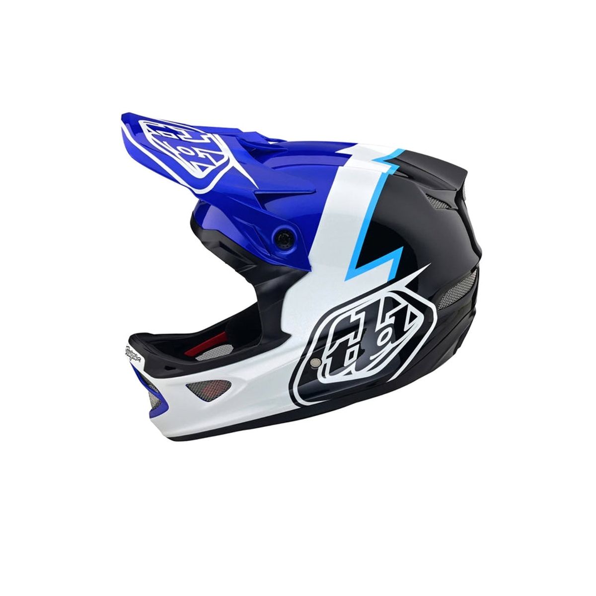 TROY LEE DESIGNS - Casco de Bicicleta D3 Fiberlite Volt Azul TLD Talla L