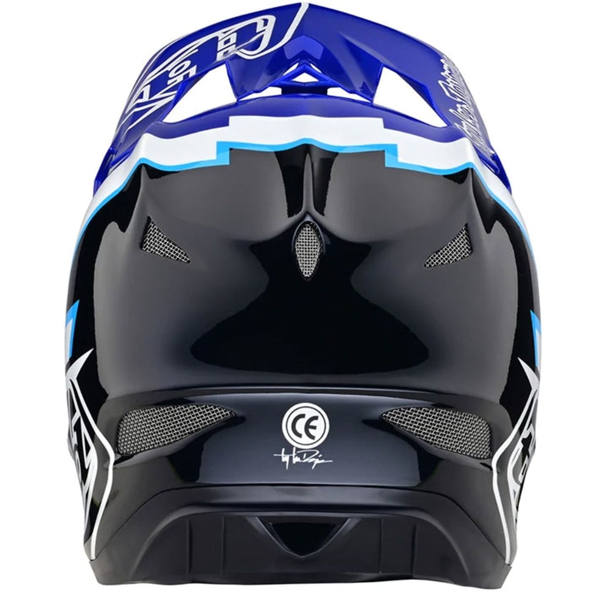 TROY LEE DESIGNS - Casco de Bicicleta D3 Fiberlite Volt Azul TLD Talla L