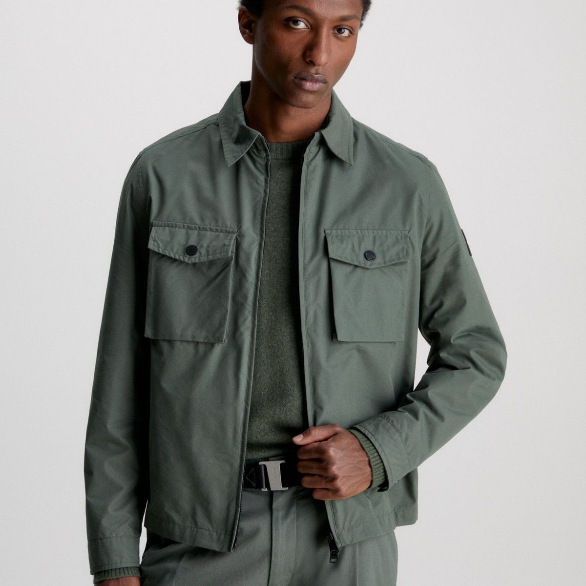 CALVIN KLEIN - Chaqueta Recycled Light Verde Calvin Klein LLP