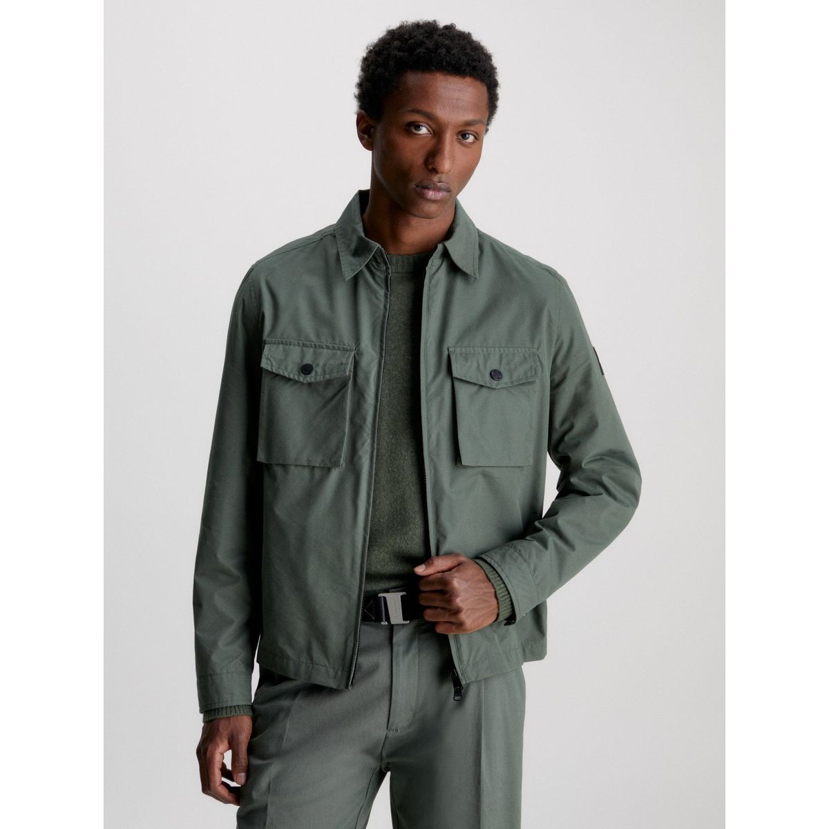 CALVIN KLEIN - Chaqueta Recycled Light Verde Calvin Klein LLP