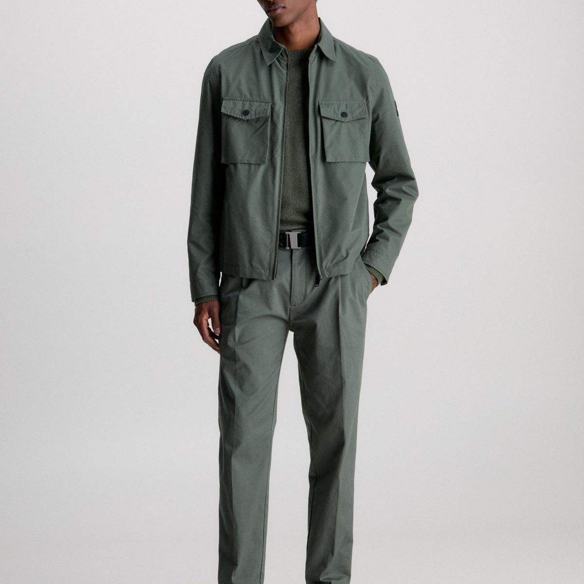 CALVIN KLEIN - Chaqueta Recycled Light Verde Calvin Klein LLP