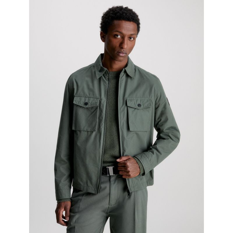 CALVIN KLEIN - Chaqueta Recycled Light Verde Calvin Klein