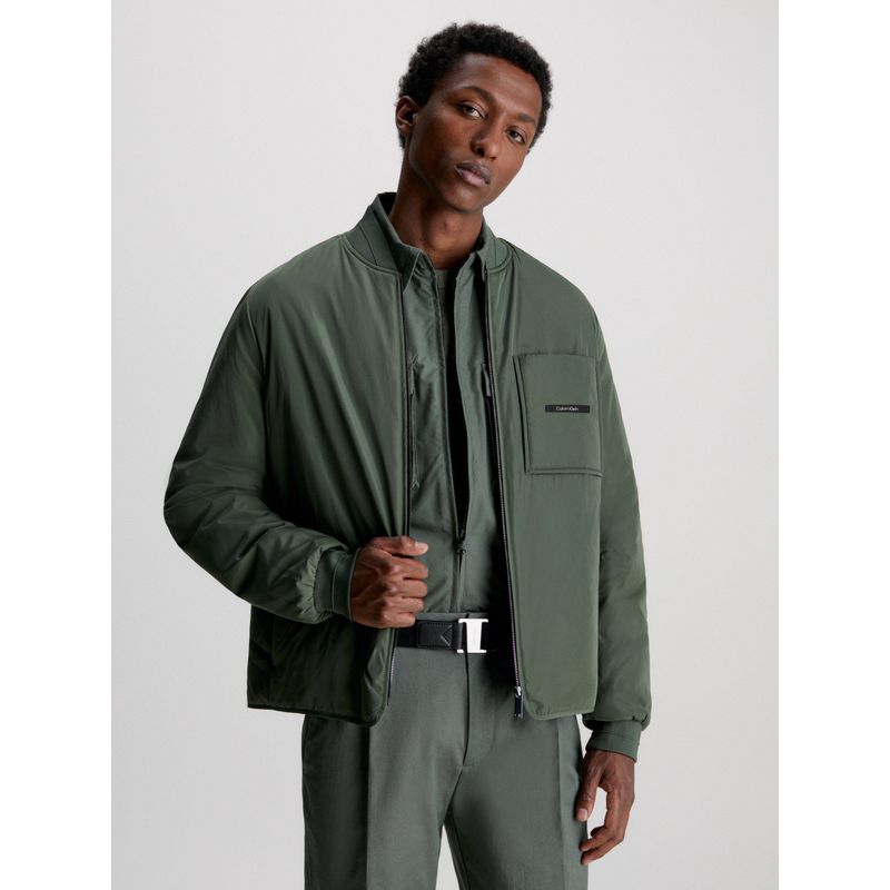 CALVIN KLEIN - Chaqueta Recycled Super Lightweight Verde Calvin Klein
