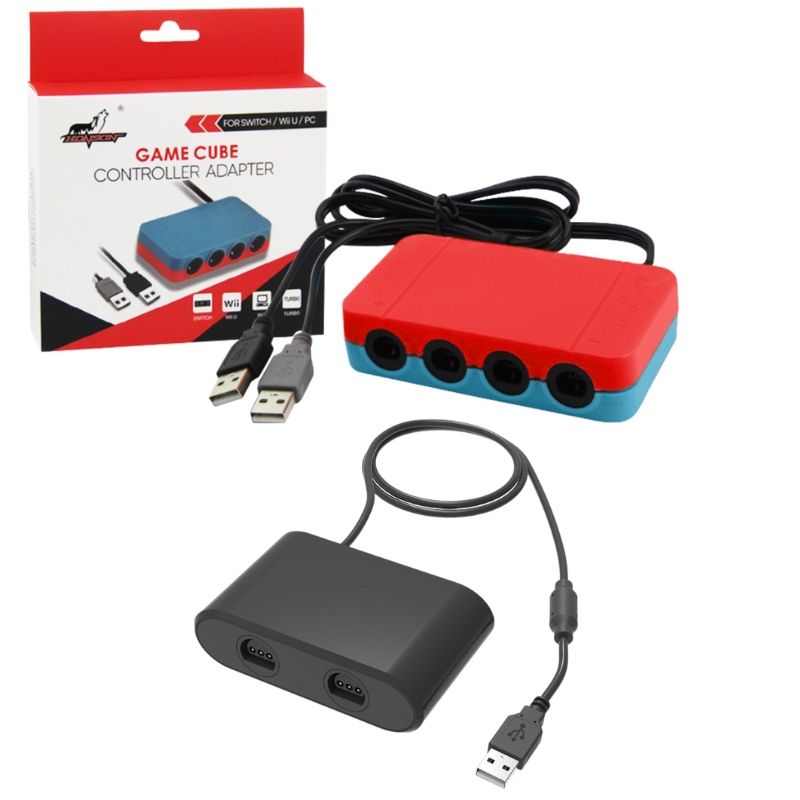 GENERICO - Set adaptadores para Nintendo Switch para controles G Cube y N64