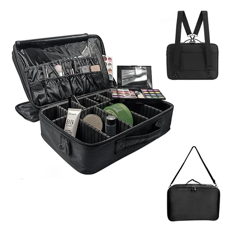 U BUY - Maleta De Maquillaje Grande Negra