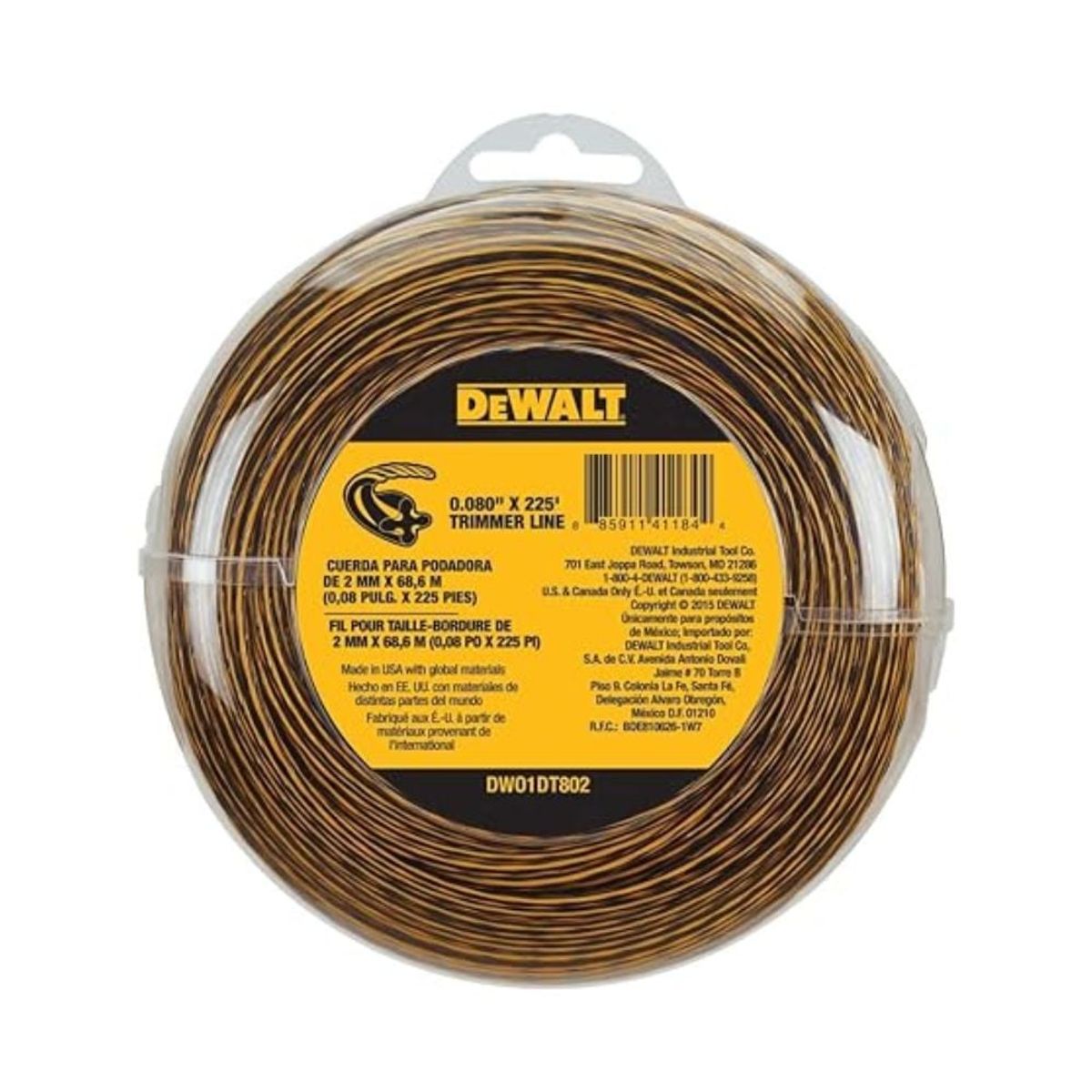 DEWALT - Cuerda para podadora Dewalt 2mmx68,6m DWO1DT802