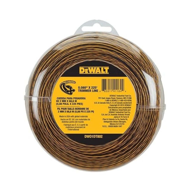 DEWALT - Cuerda para podadora Dewalt 2mmx68,6m DWO1DT802