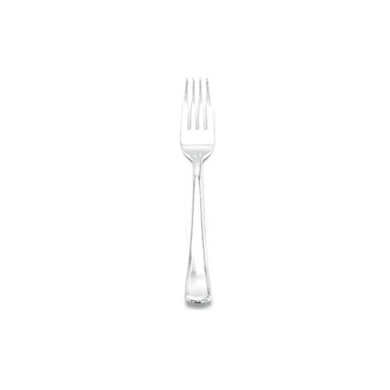 GENERICO - Tenedor De Plastico Plateado 6pcs 18cm