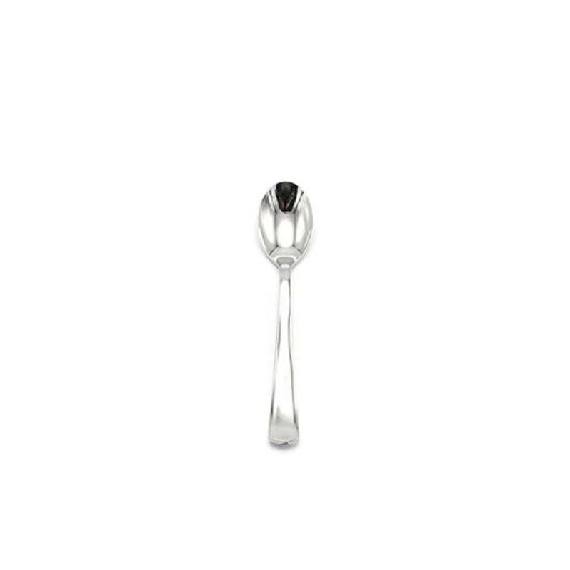 GENERICO - Cuchara De Plastico Plateado Oscuro 6pcs 17cm