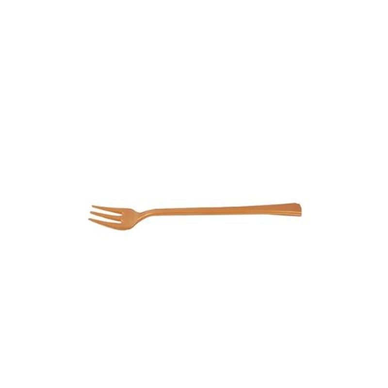 GENERICO - Tenedores Plastico Dorado 12pcs 15cm