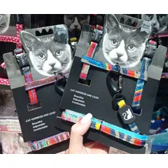 GENERICO - Arnes Para Gatos Medidas 1cm X 120cm Multicolor