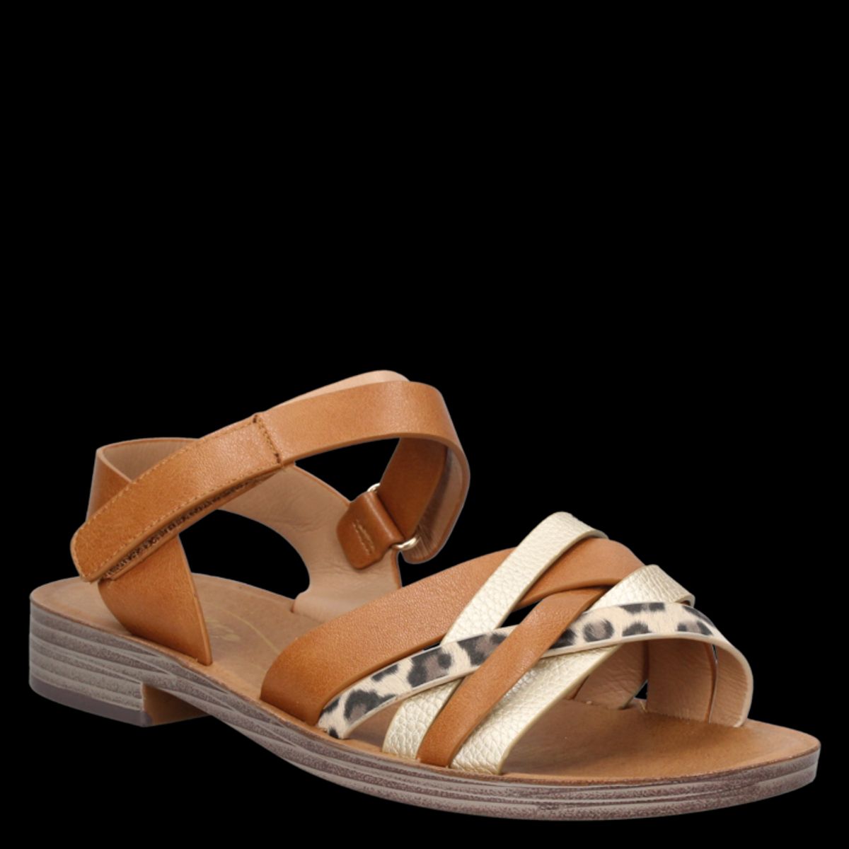 DAKOTA - Sandalia Casual Marrón Claro Dakota