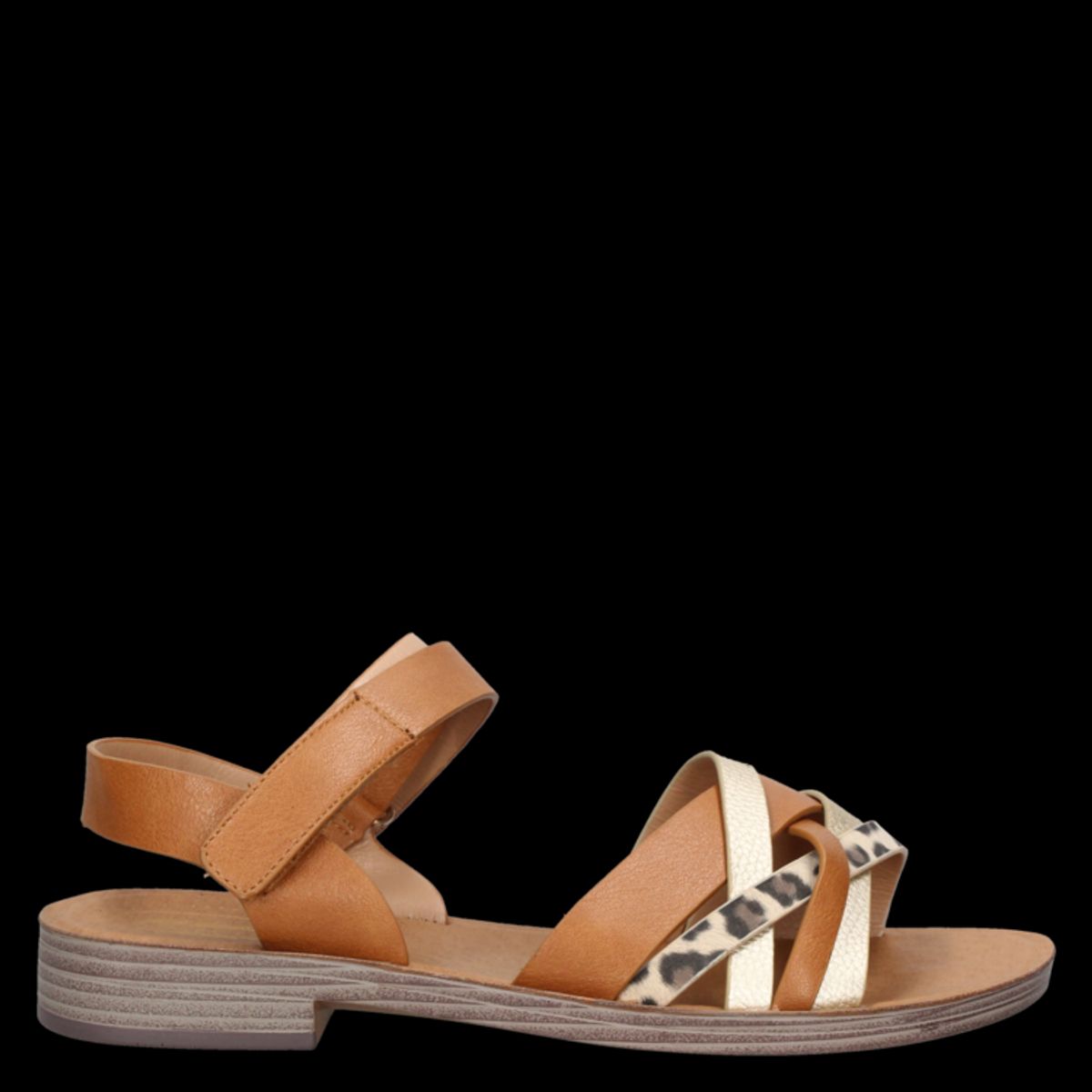 DAKOTA - Sandalia Casual Marrón Claro Dakota