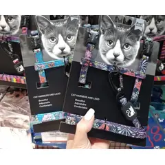 GENERICO - Arnes Para Gatos 1cm X 120cm Colores Surtidos