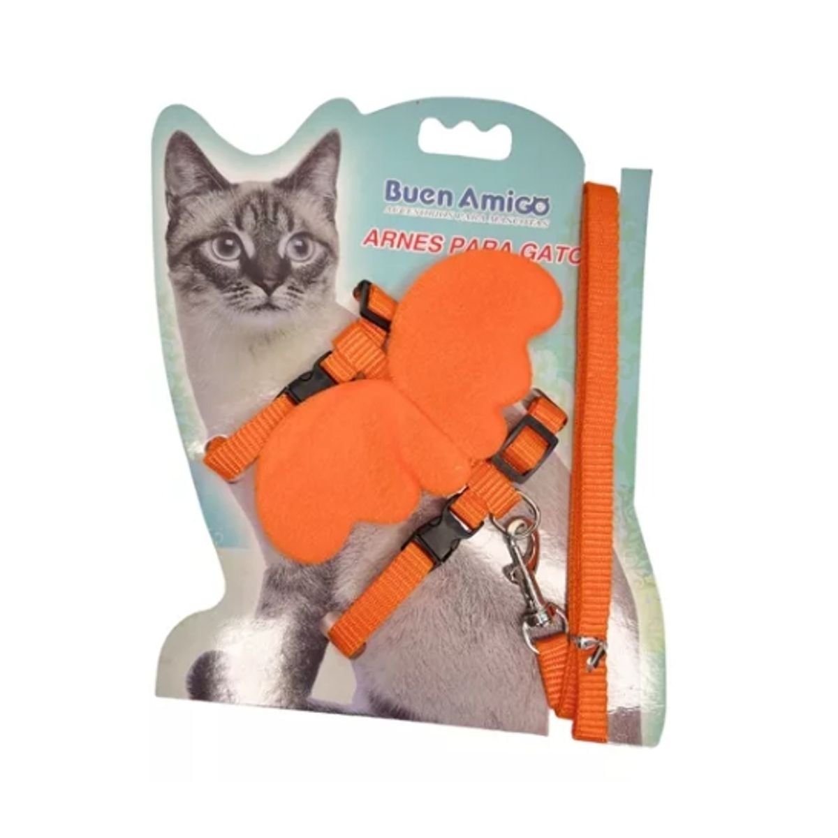 GENERICO - Arnes Para Gatos Perros Pechera Diseño Alas Murcielago