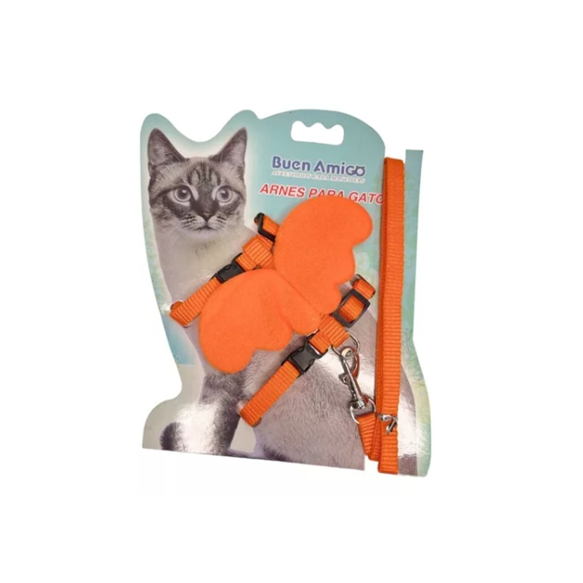 GENERICO - Arnes Para Gatos Perros Pechera Diseño Alas Murcielago