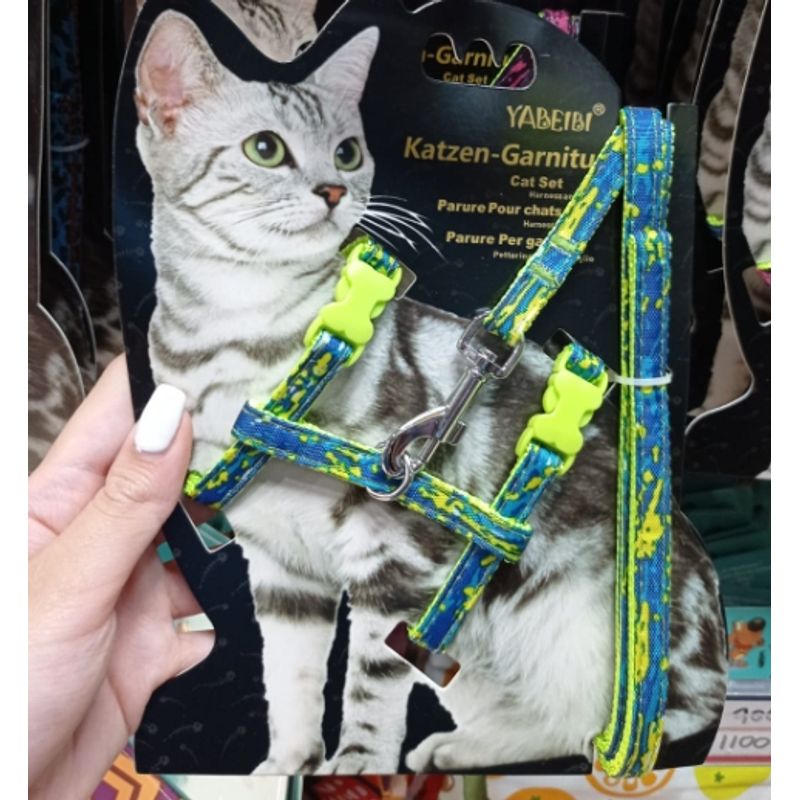 GENERICO - Arnes Para Gatos Perros Pechera Mascotas Verde