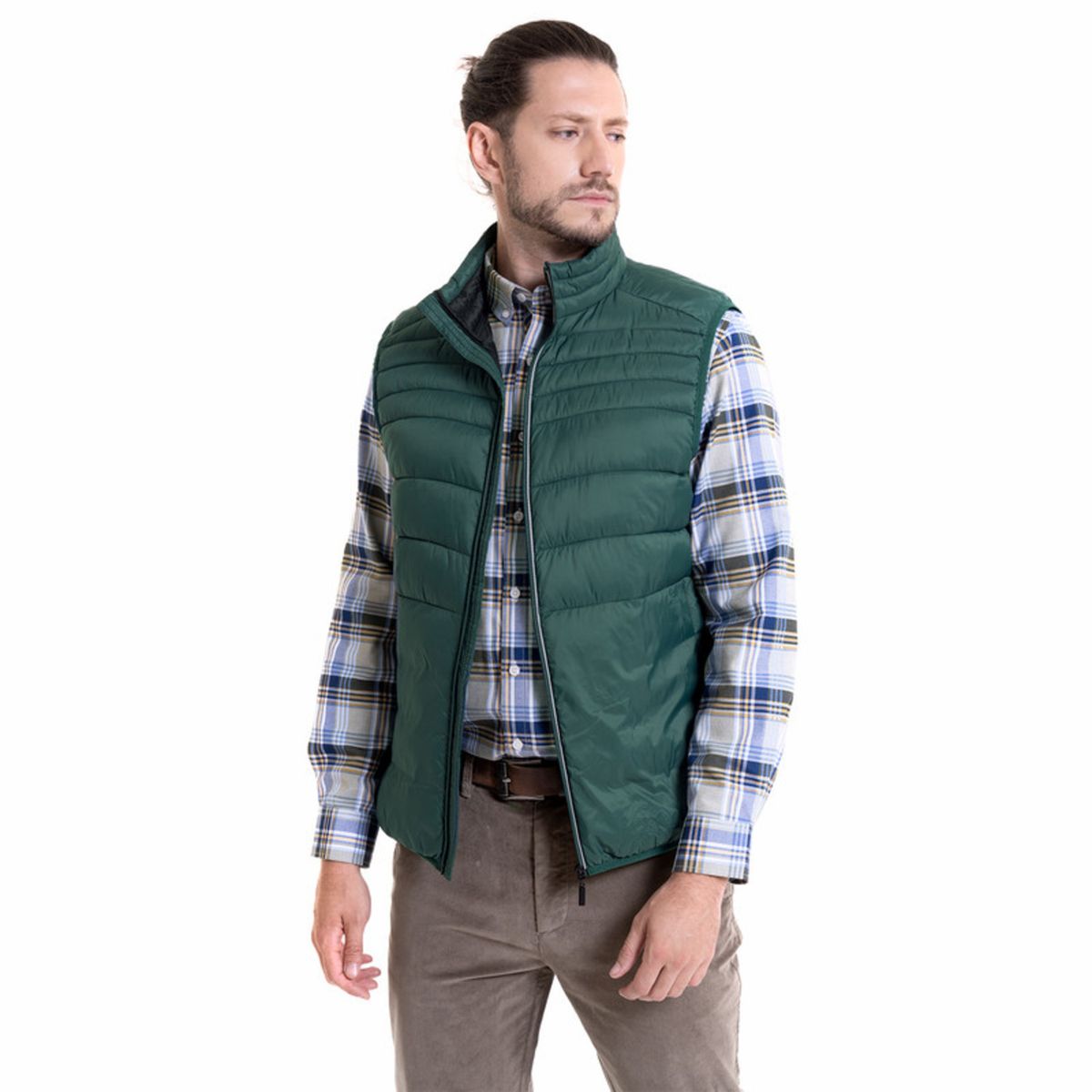 POTROS - Chaqueta Sin Mangas Verde petróleo POTROS