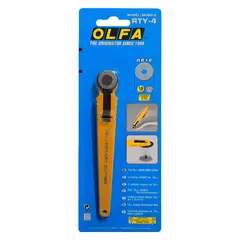 OLFA - Cuchillo Rotativo 18mm para Tela RTY-4