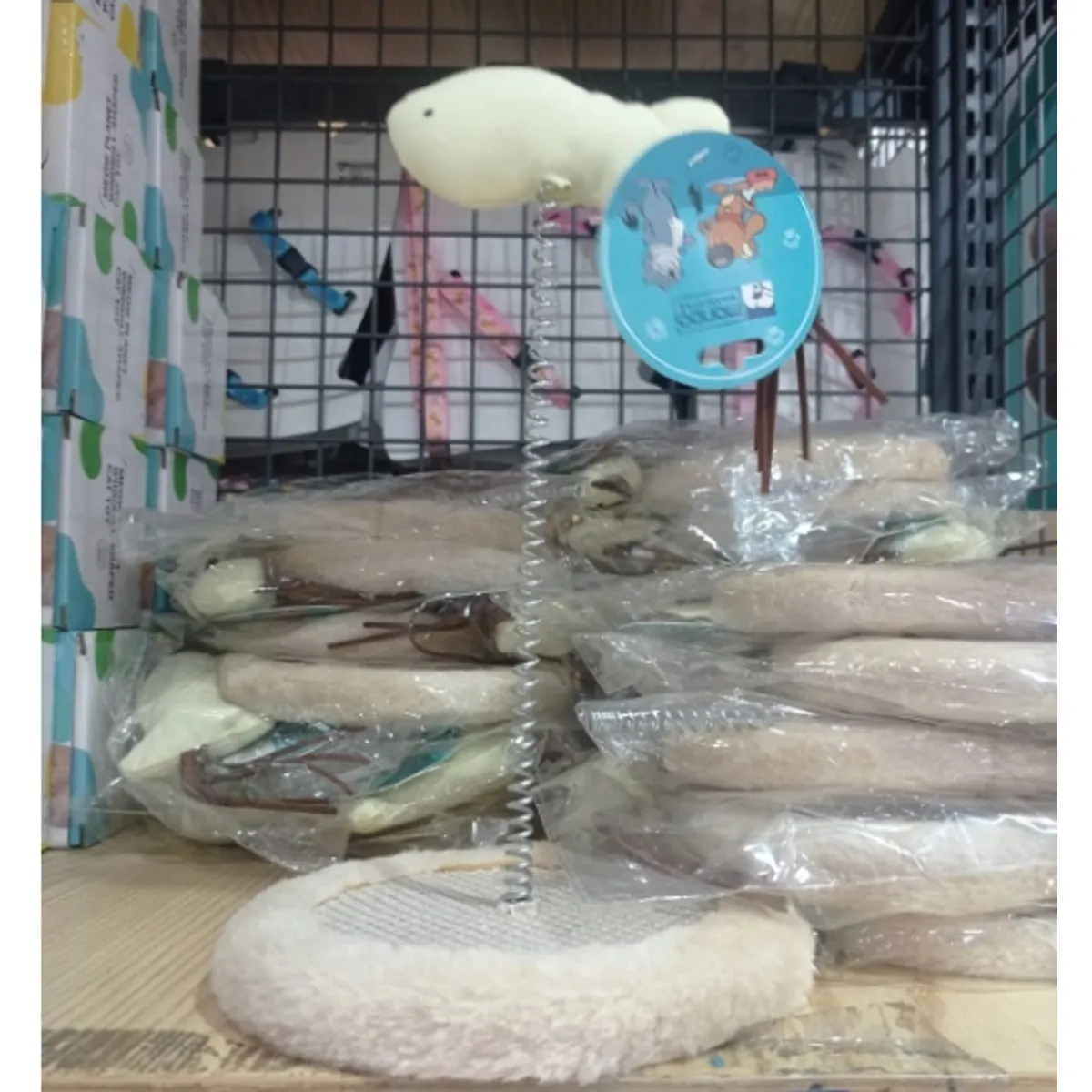 GENERICO - Juguete Para Gatos Rascador Con Raton Mini