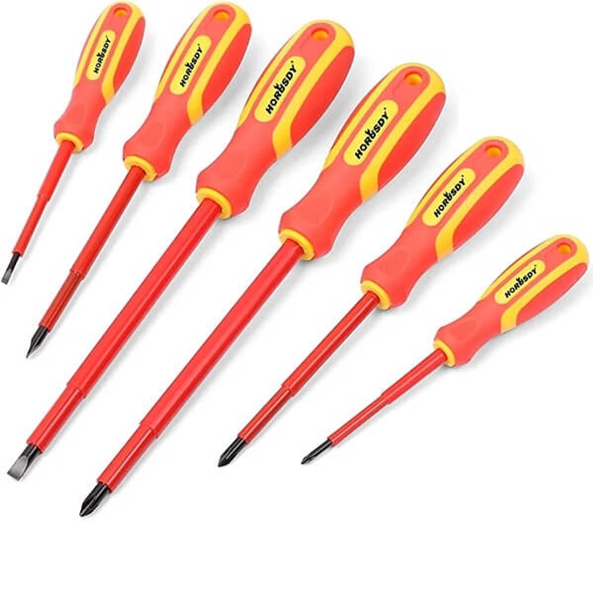 GENERICO - Set Destornillador Con Punta Magnetica 6 Piezas