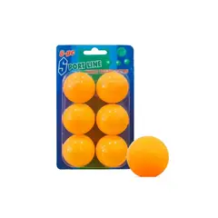 GENERICO - Set De 6 Pelotas De Ping Pong Pelota De Tenis De Mesa Naraja