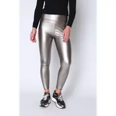 ECLIPSE - Calza Metalizada Gwen Plateado