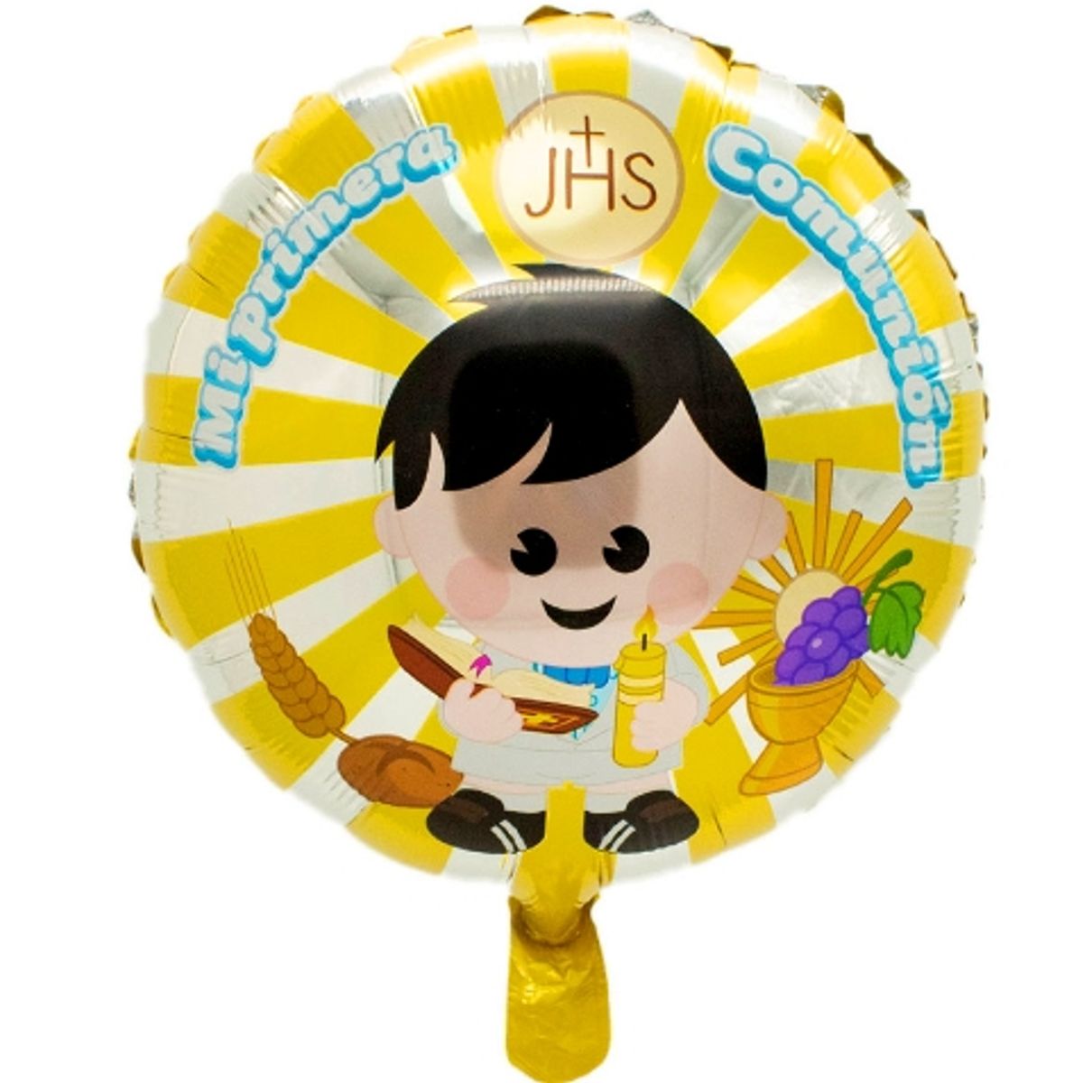 GENERICO - Globo Metálico 18 - Mi Primera Comunión Niño X1