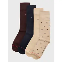 TOMMY HILFIGER - Pack De 4 Pares De Calcetines Classics Multicolor