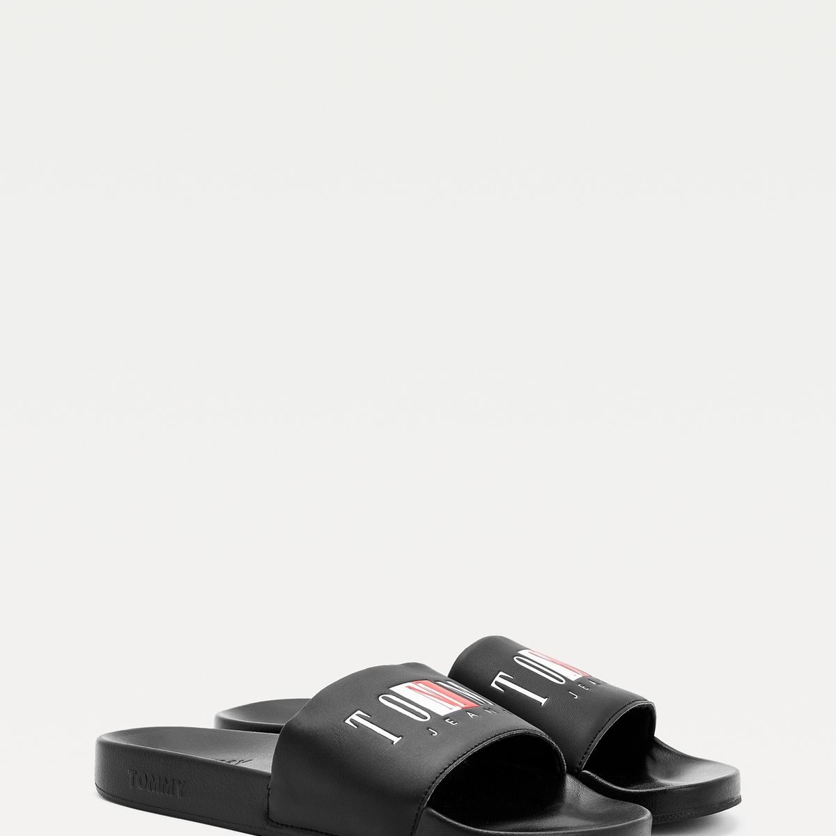 TOMMY HILFIGER - Sandalias Essential Con Parche Negro Tommy Hilfiger
