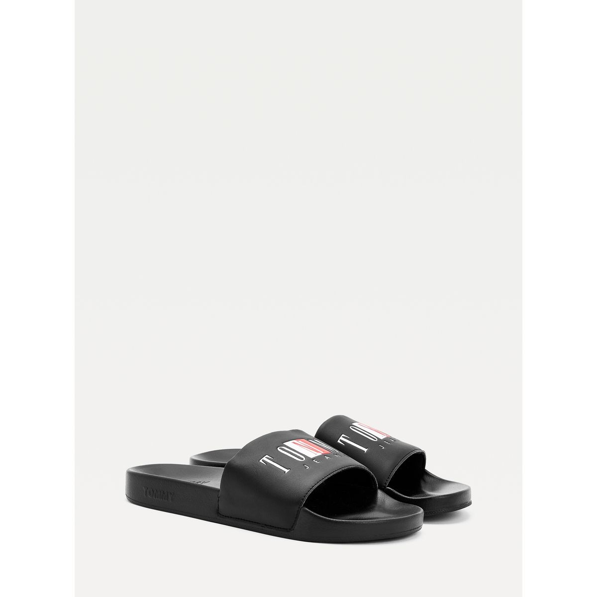 TOMMY HILFIGER - Sandalias Essential Con Parche Negro Tommy Hilfiger