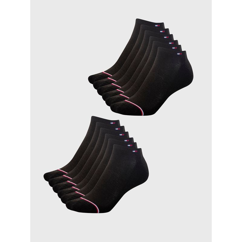 TOMMY HILFIGER - Pack De 6 Calcetines Sport Athletic Negro Tommy Hilfiger