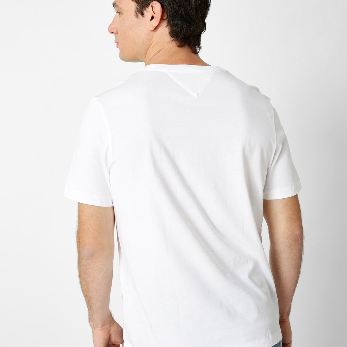 TOMMY HILFIGER - Polera Vertical Stripe Blanco Tommy Hilfiger